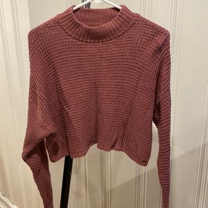 Hollister women’s cropped sweater.